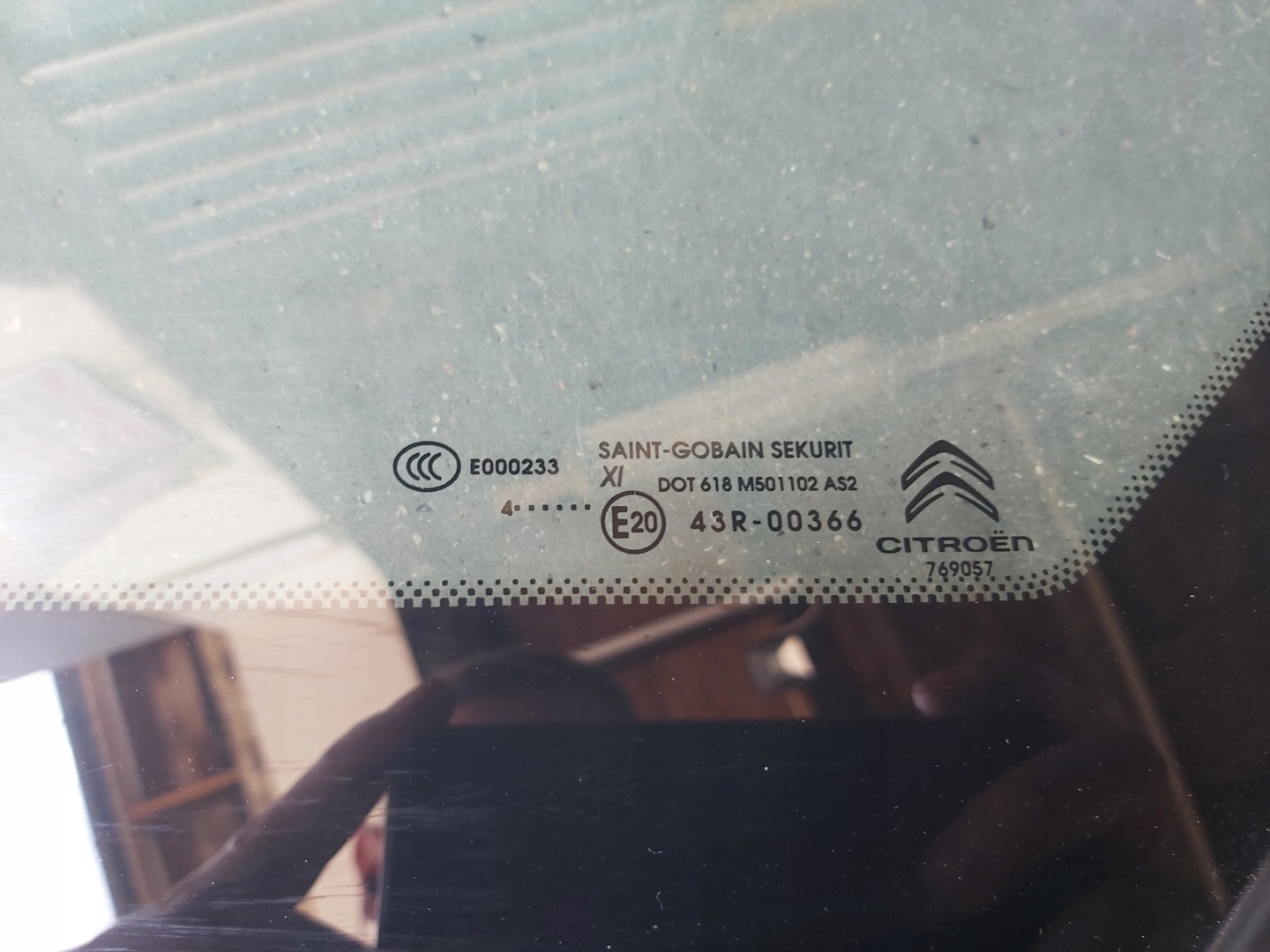 window front front left C4 PICASSO II GRAND 14R