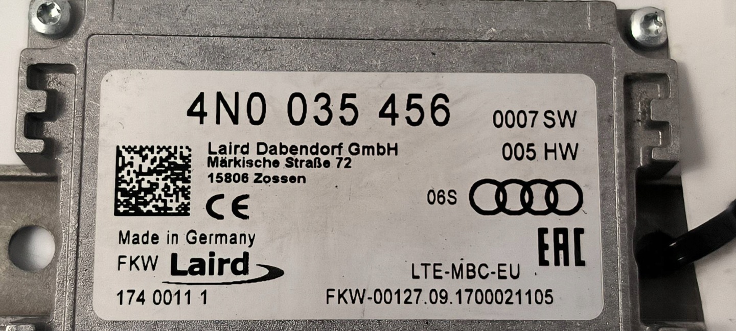 module 4N0035456 amplifier ANTENY AUDI Q7 II 4M