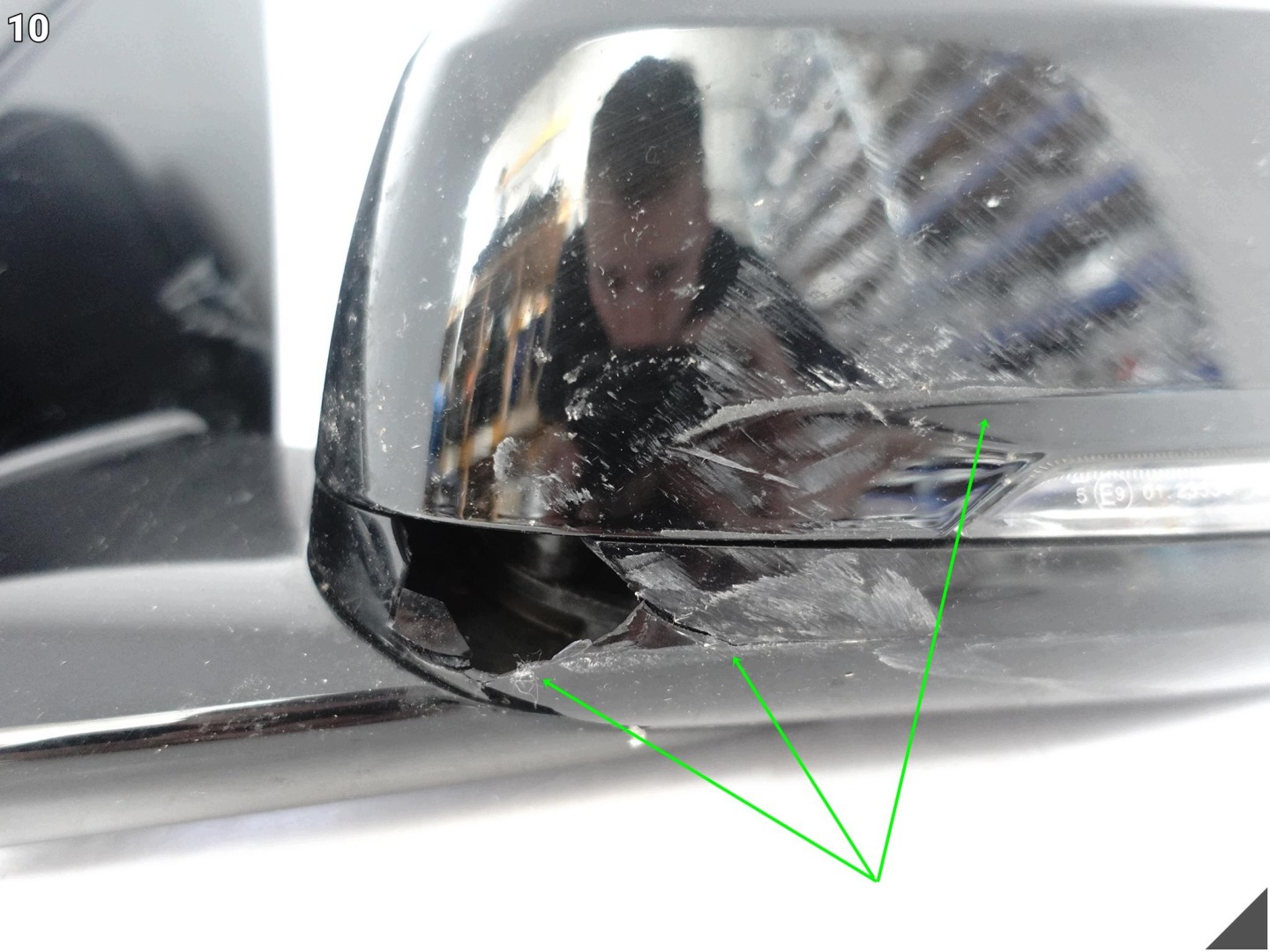 BMW X1 U11 22- mirror exterior left indicator arm cover EUROPA