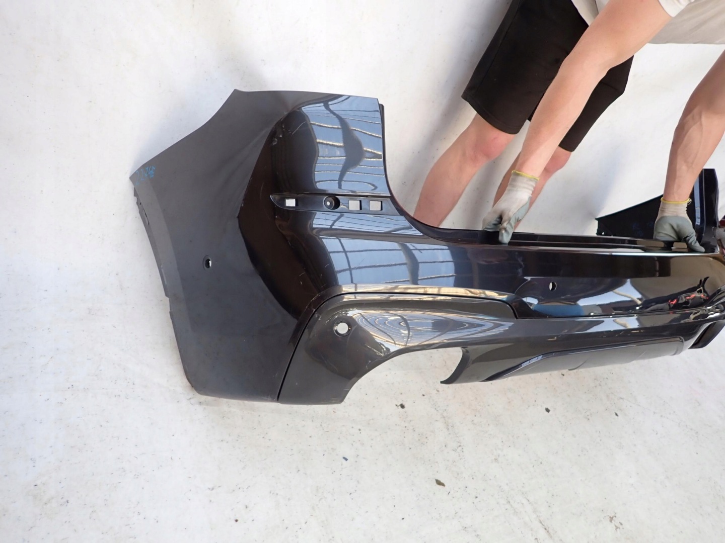 BMW X3 G01 m-packet 17- bumper rear part rear PDC