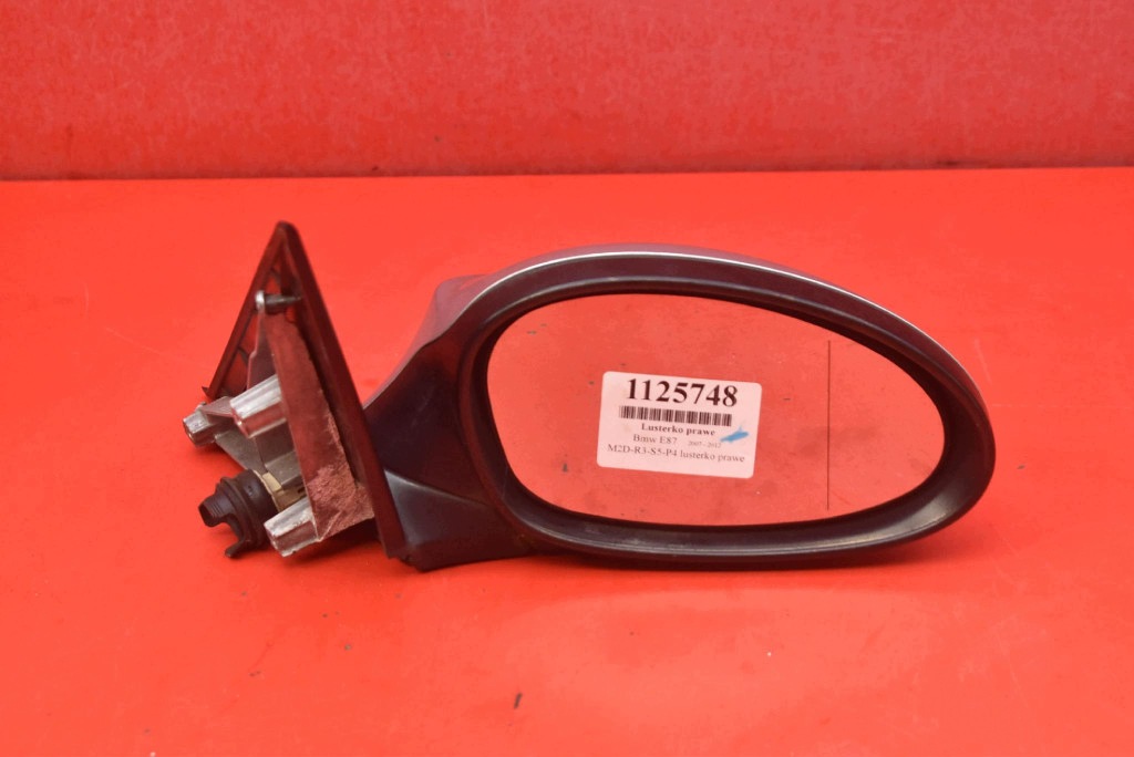 mirror right A71/6 EU 010803 BMW E87 LIFT 07-12 5 PIN