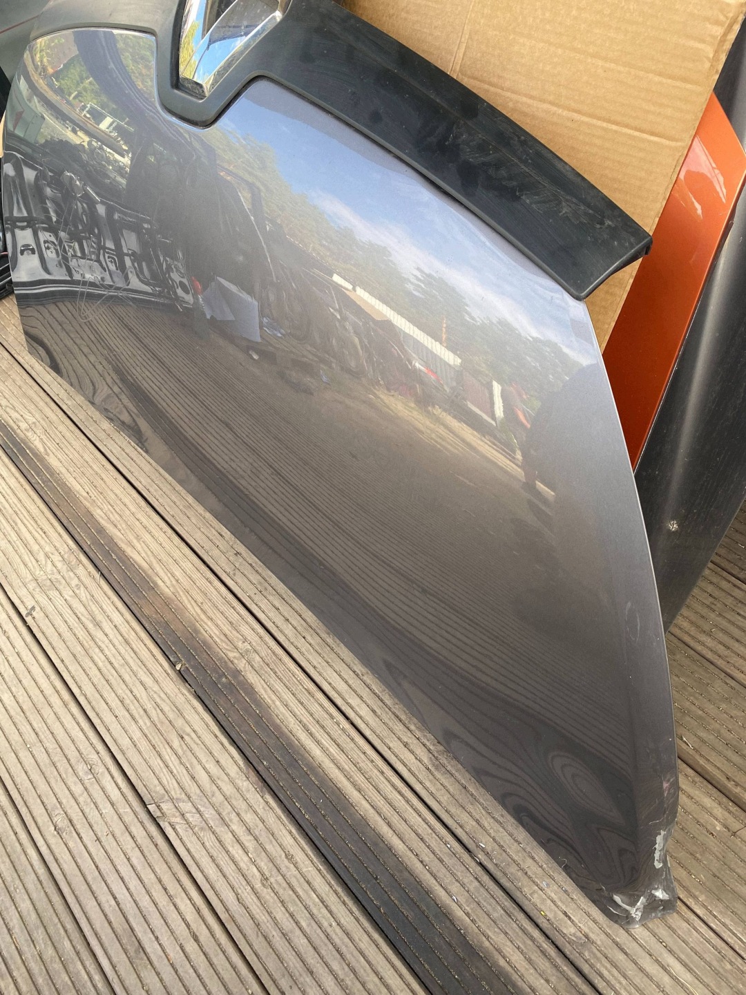 RENAULT TRAFIC III complete bonnet cover front TEKNG KNG grey