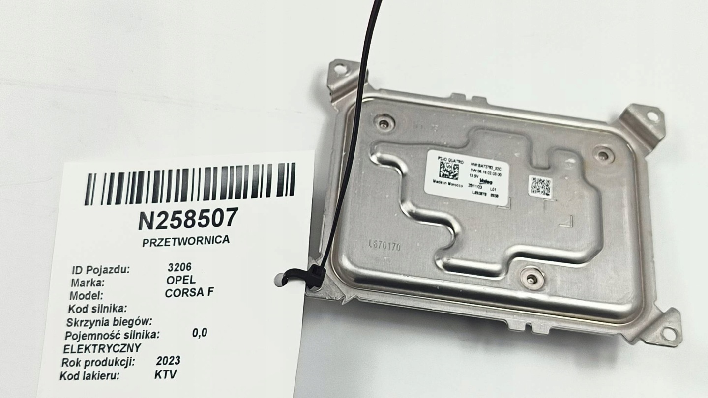 control unit BA72782.02C OPEL CORSA F