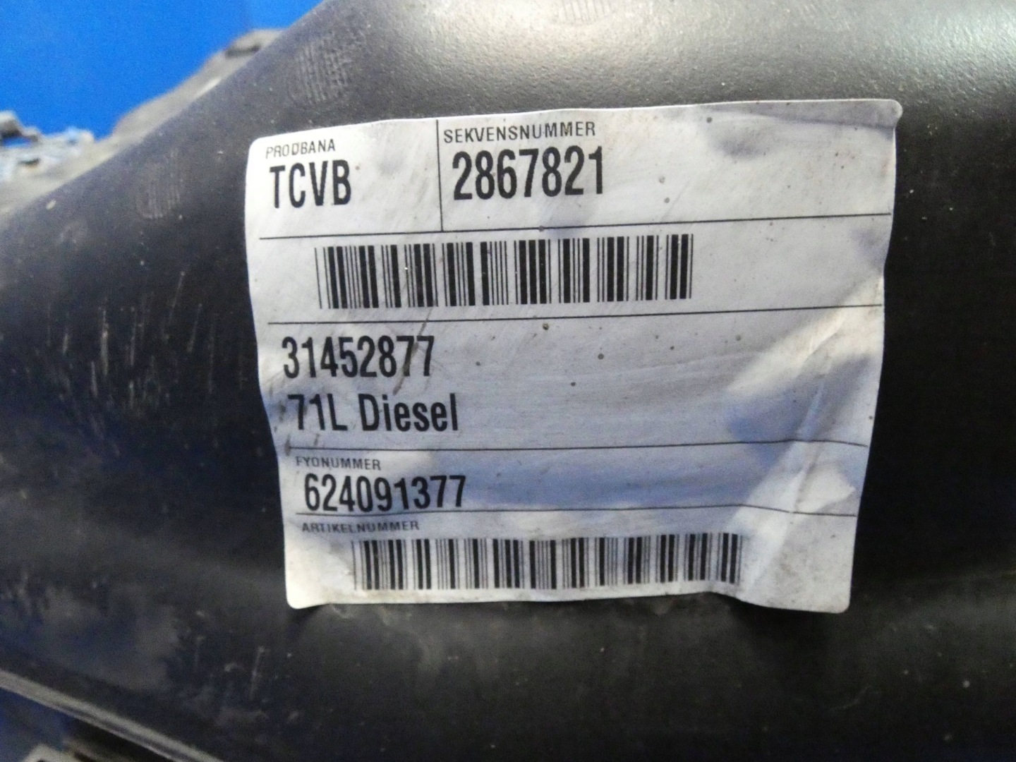 VOLVO XC90 II spremnik rezervoar goriva DIESEL