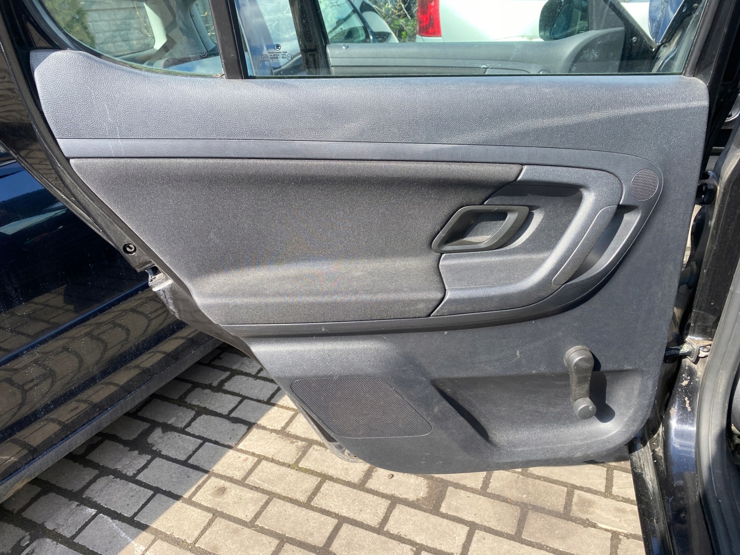 upholstery left side side left rear rear part Skoda Fabia II 2 FL 10-14