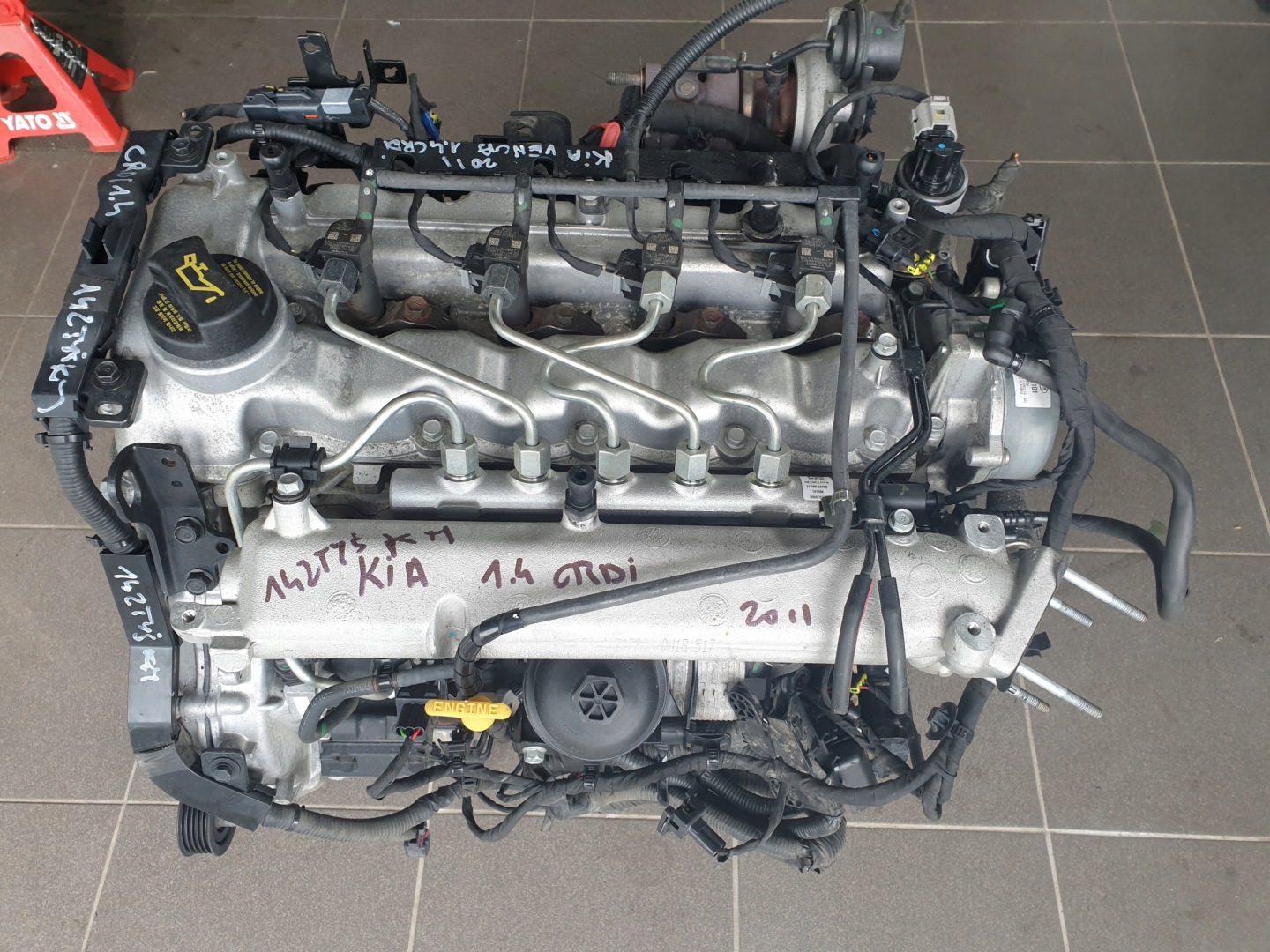 engine 1.4 CRDI KIA VENGA HYUNDAI IX20 DELPHI D4FC 2009