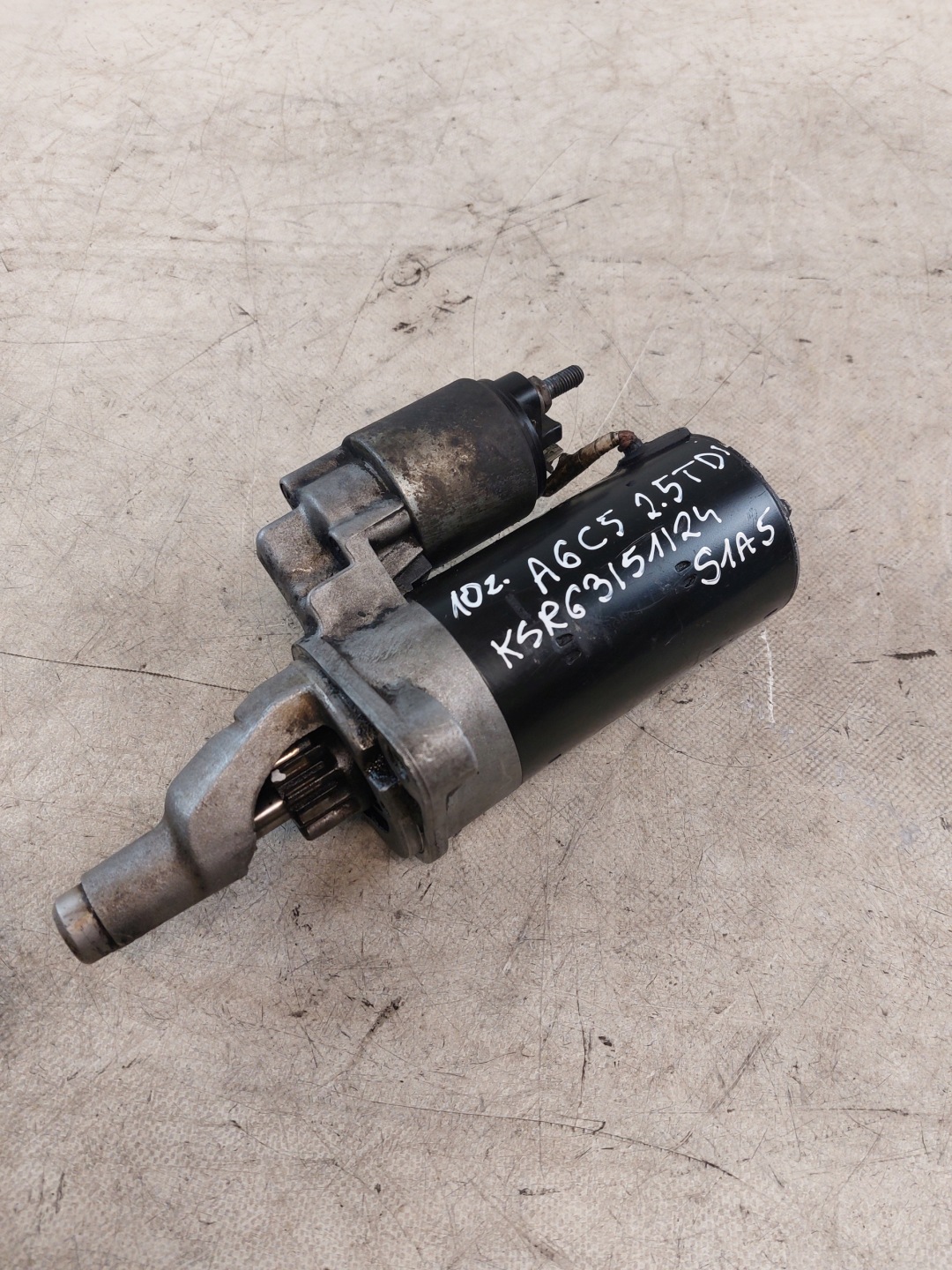 starter 10z. AUDI A6 C5 2.5TDI