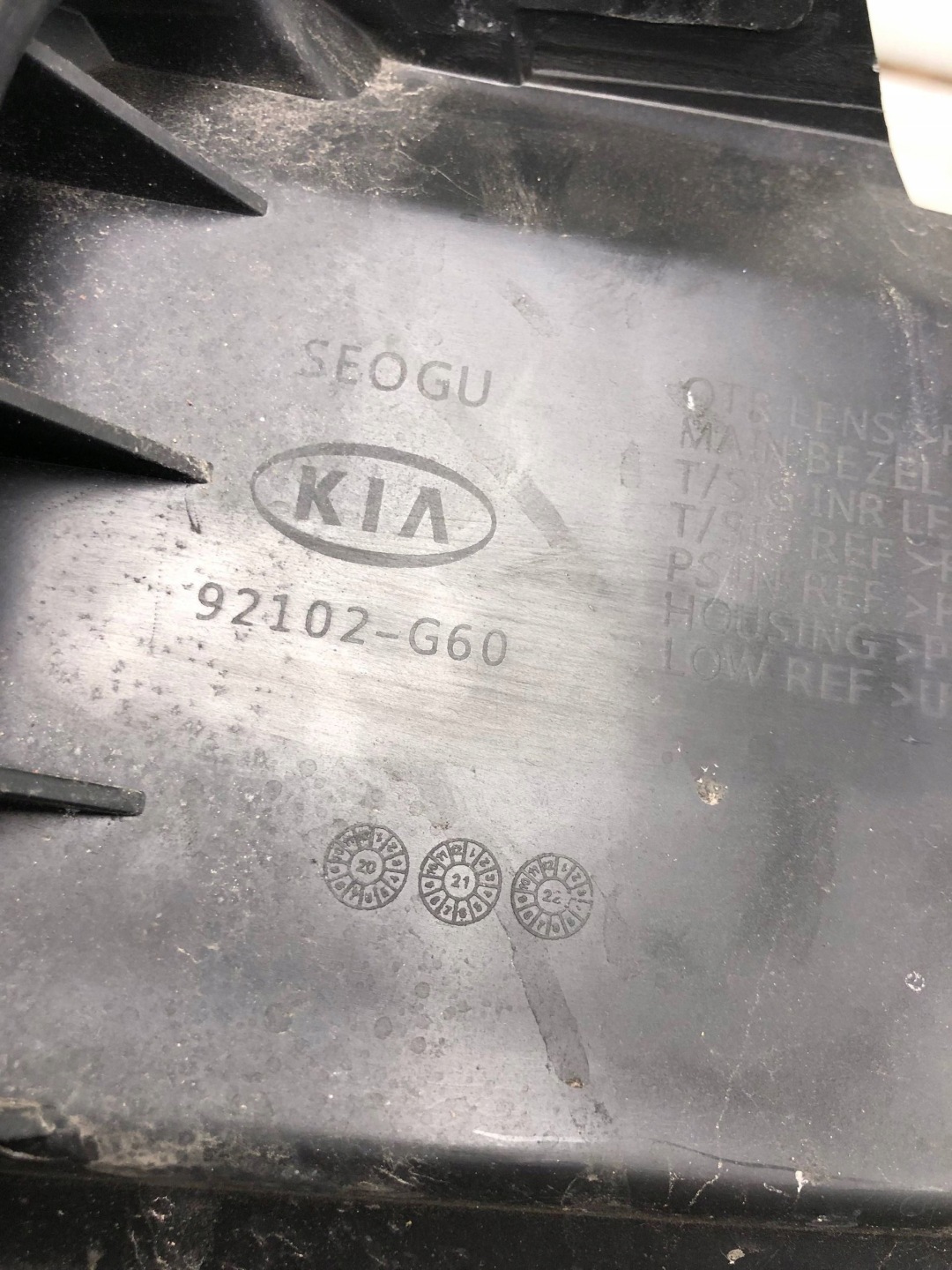 light right front KIA PICANTO III 92102-G60