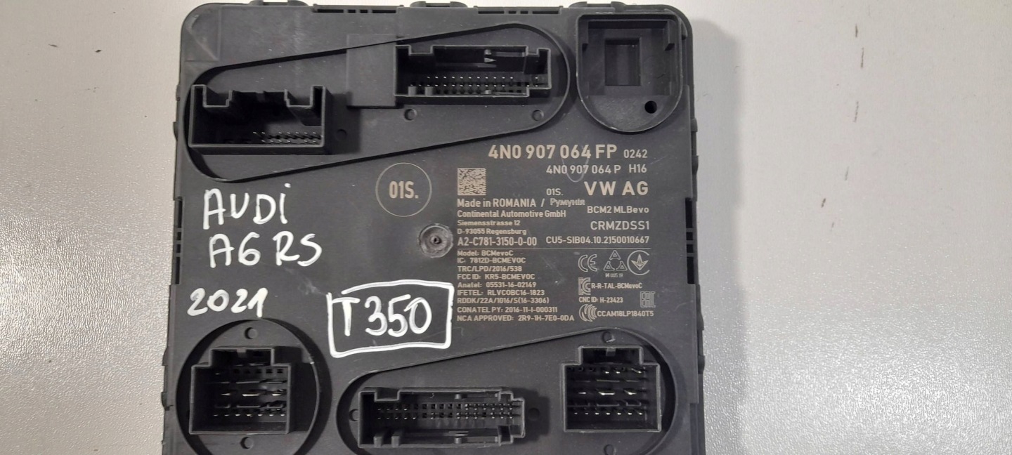 Audi A6 RS6 C8 comfort control unit 4N0907064FP (T350)