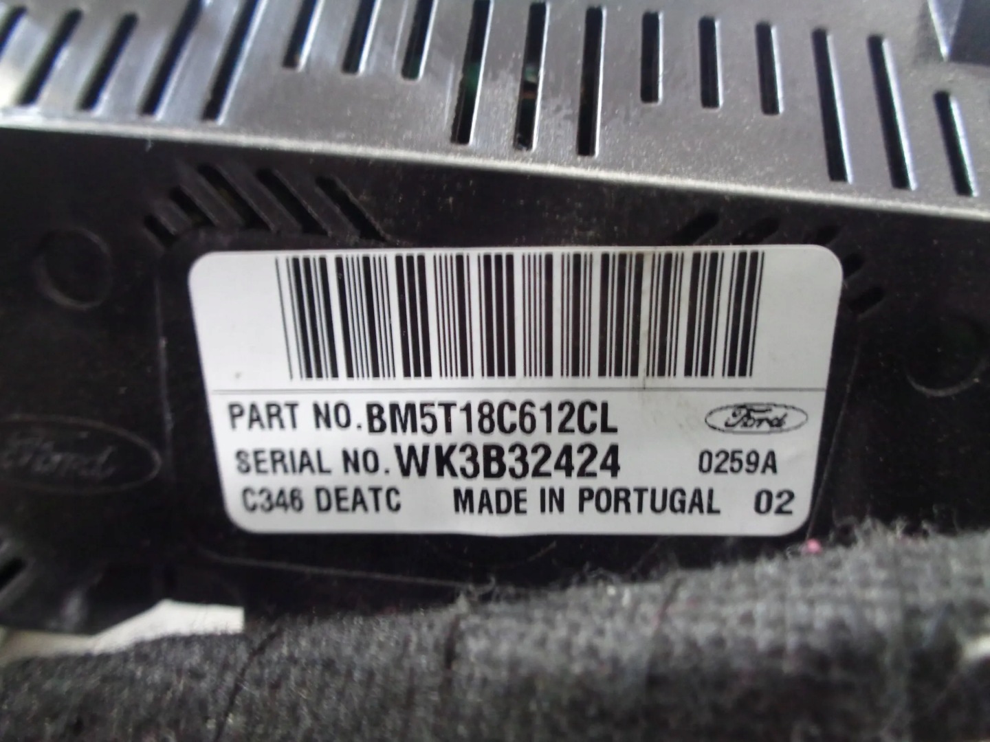 FORD FOCUS MK3 III 10-19 UNITE COMMANDE CLIMA BM5T18C612CL