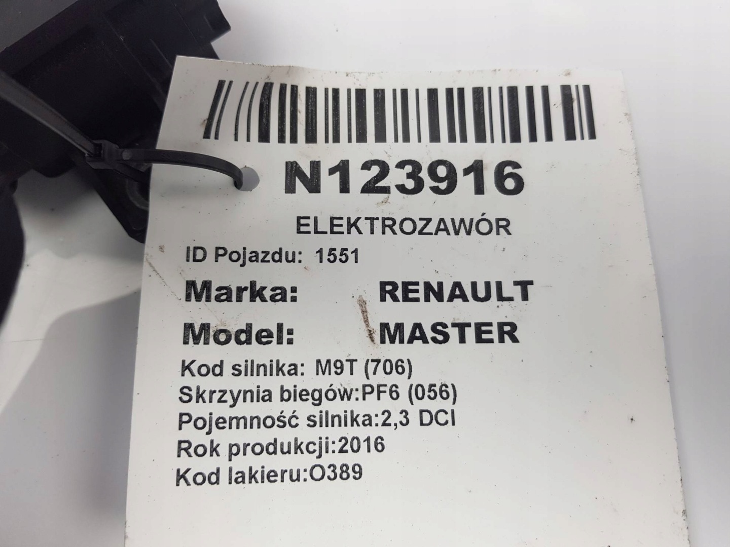 ventil vakum 8200790180 RENAULT MASTER III