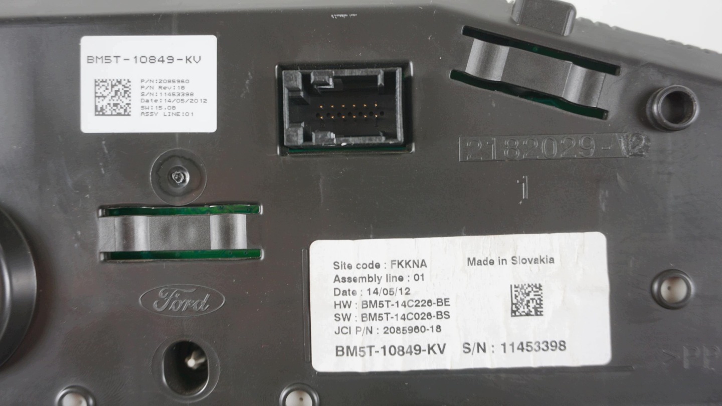 dials display dials FORD FOCUS MK3 3 III 1.0 EB ANGLIK BM5T-10849-KV