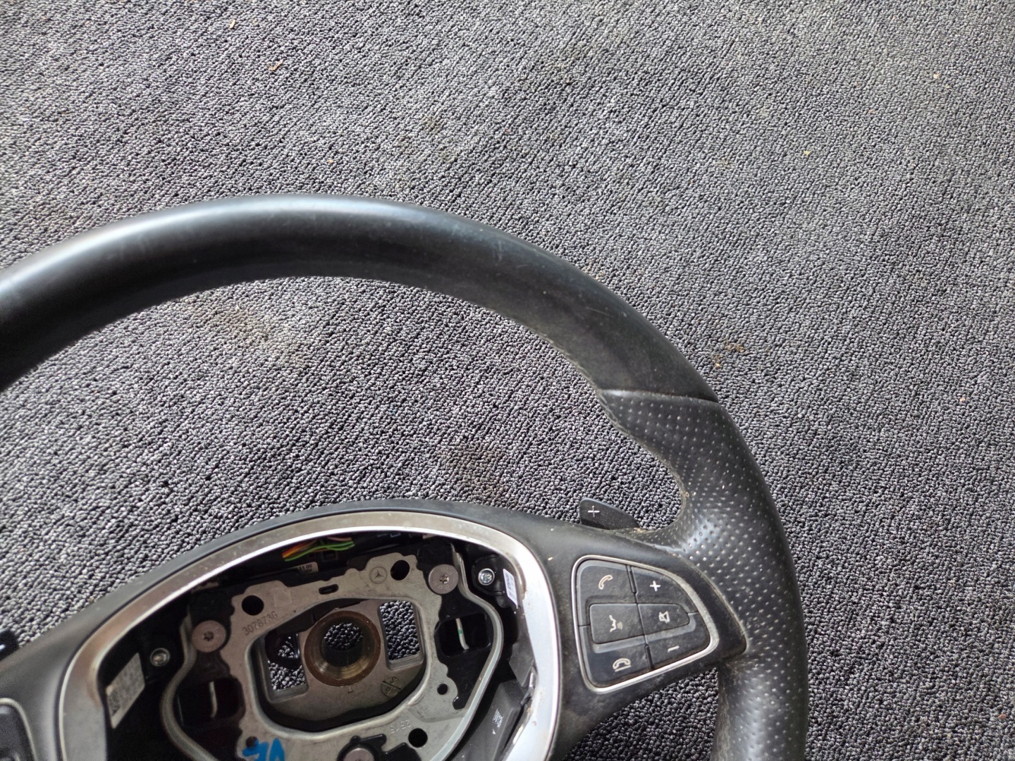 steering wheel, MULTIFUNKCJA leather with shifting MERCEDES CLA250 A0004601603