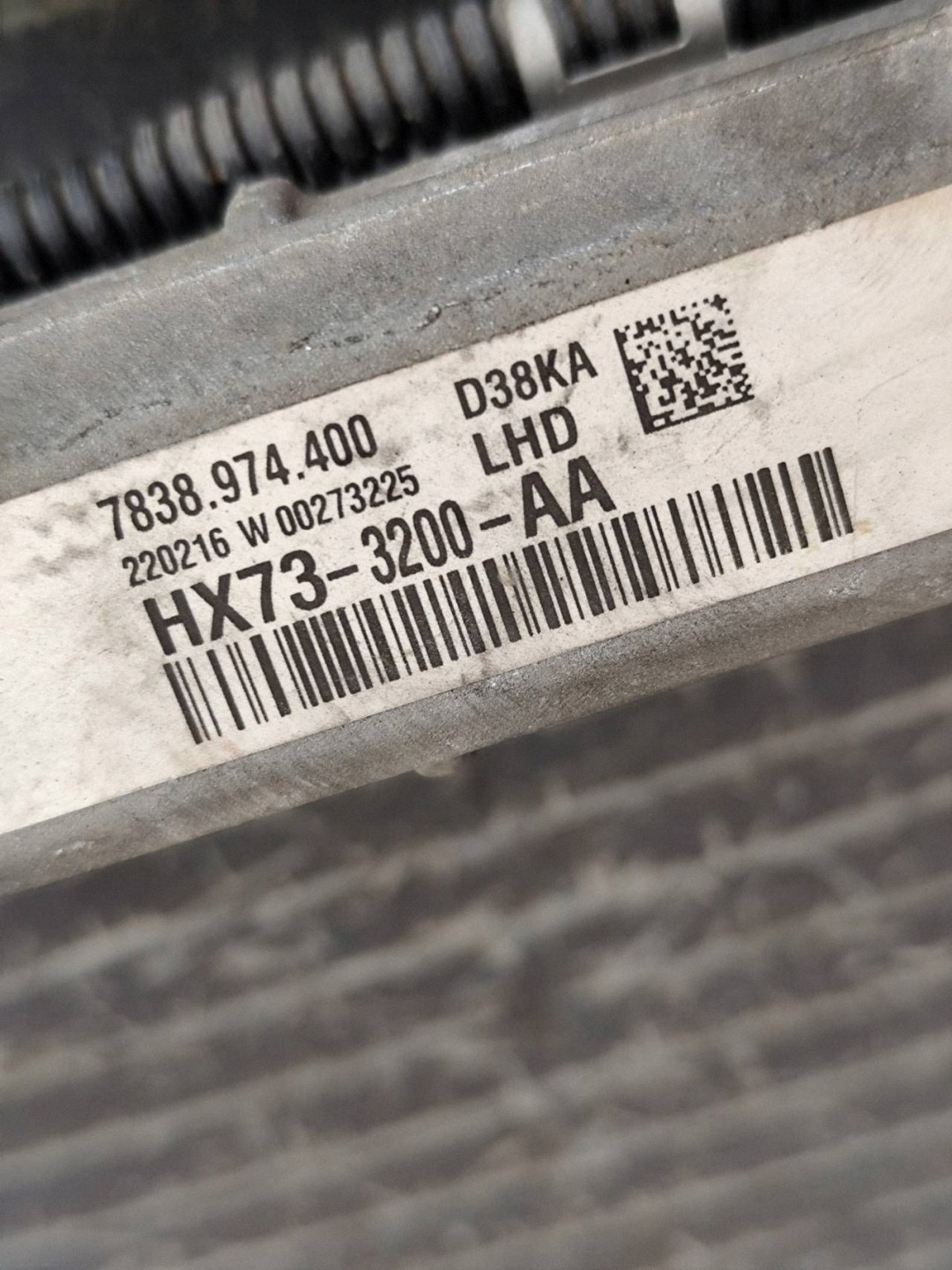 JAGUAR XE 760 Boîter direction Boîter direction HX733200AA
