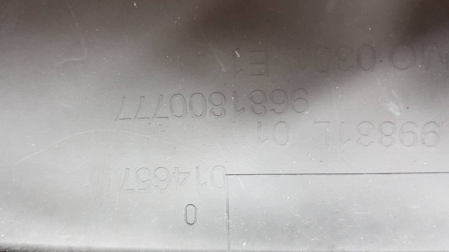 CITROEN C3 PICASSO 2008- bumper front 9681800777