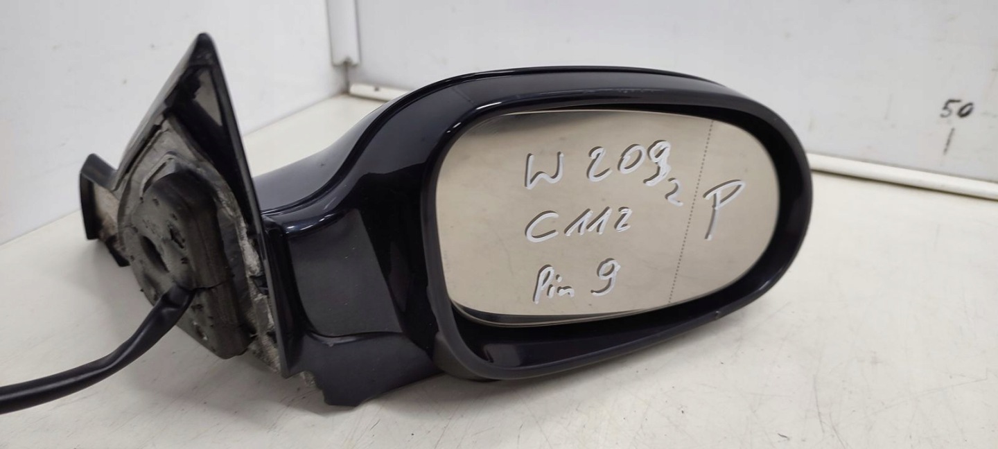 mirror right 9pin C112 Mercedes W209 CLK 3,0 V6