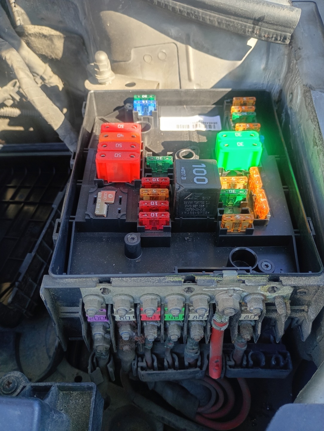 module fuse box VW Golf V 5 07-09 1.9 TDI