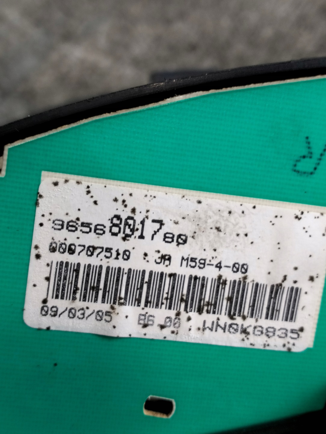 dials dials CITROEN BERLINGO and FL 96-11r 55500030000