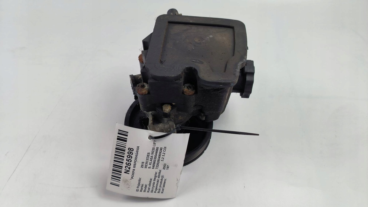 servo pump 3.2 CDI MERCEDES S- KLASA W220 LIFT
