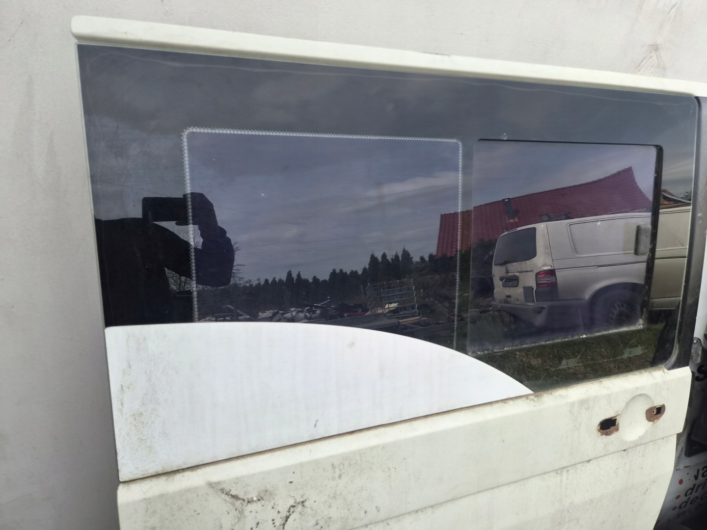 door sliding VW T5 T5 lift side right biale damaged