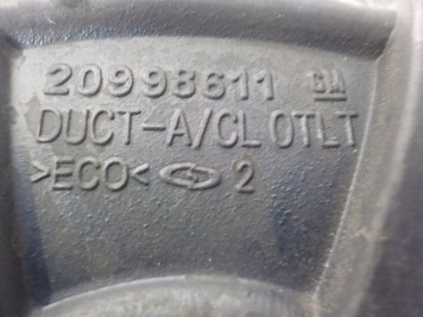 OPEL ANTARA CAPTIVA 2.2 CDTI trouba vedení intercoolera 20998611