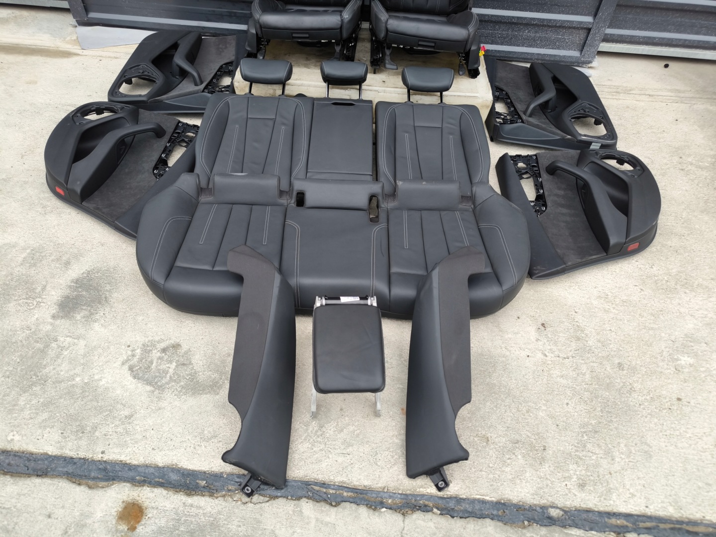 Sitz Sitze Leder KOMPLET S LINE AUDI A4 B9 BIALA NIC heizung !!!
