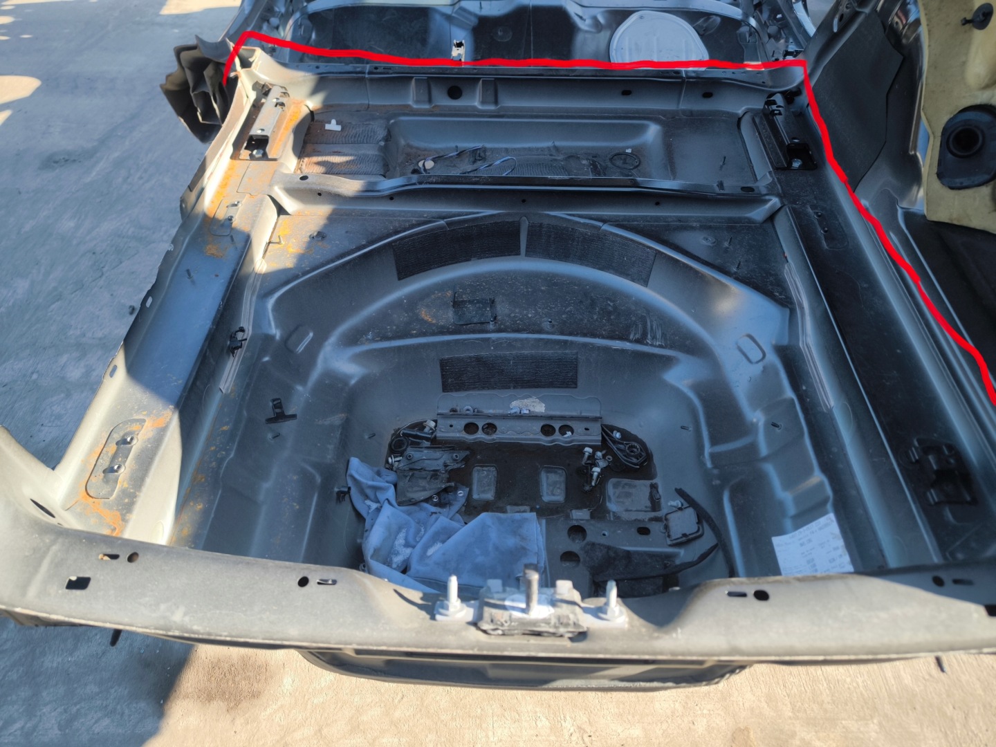 Coppa OSSATURA TYLNI AUDI A4 B9 AVANT KOMBI Originale *2*