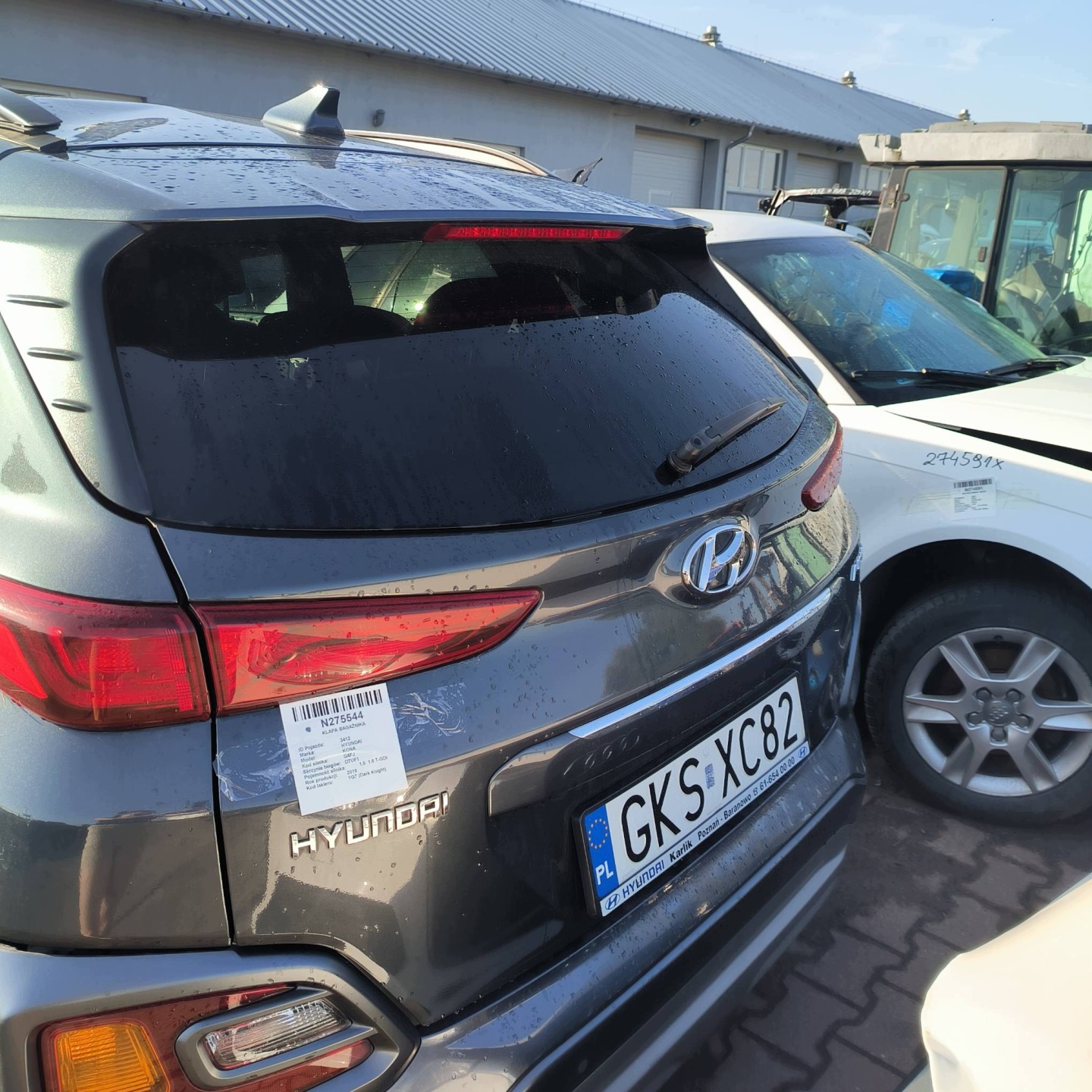 trunk door boot YG7 HYUNDAI KONA 2019