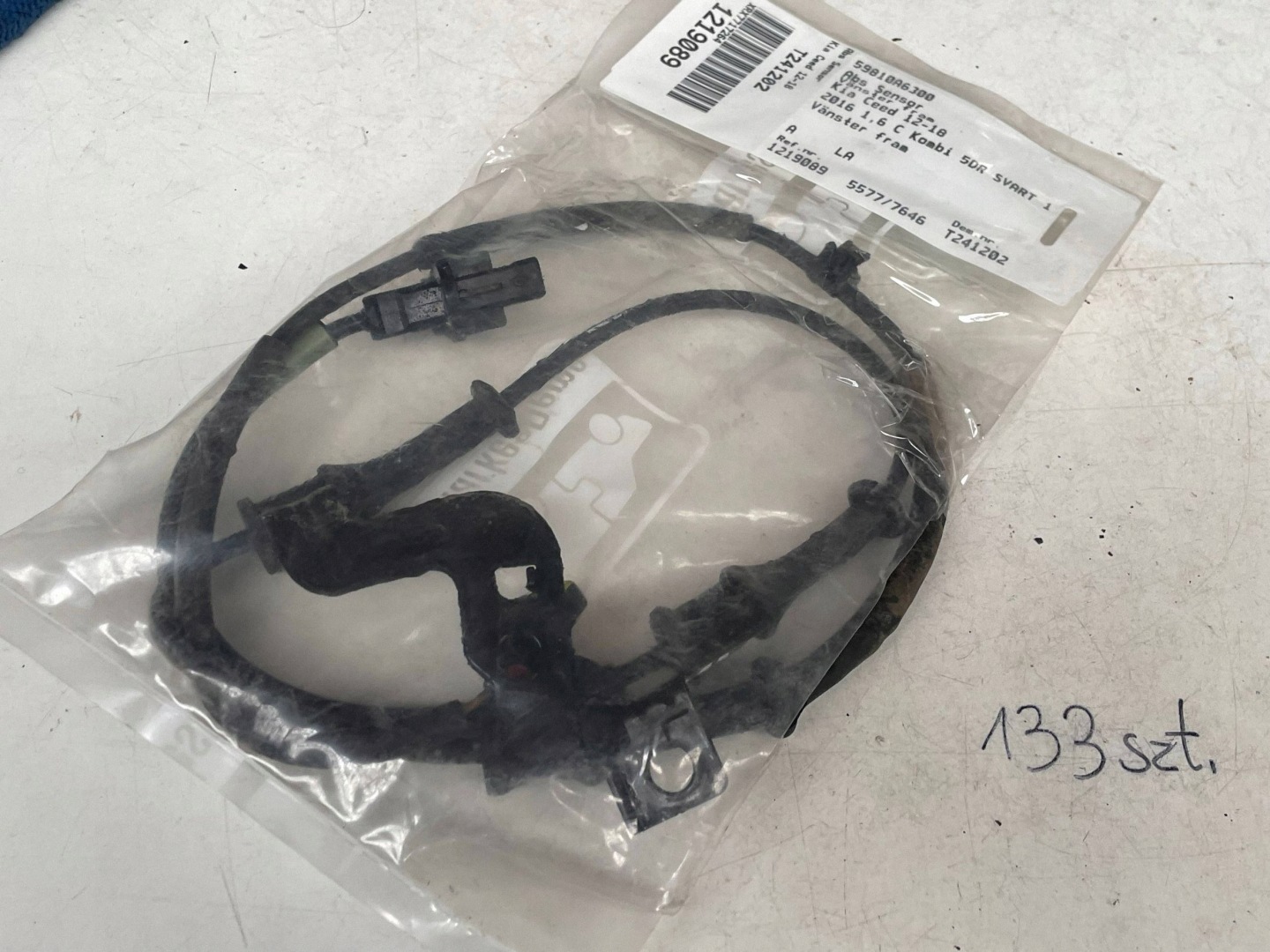 sensor PREDKOSCI wheels ABS left side KIA CEED 59810A6300 @M