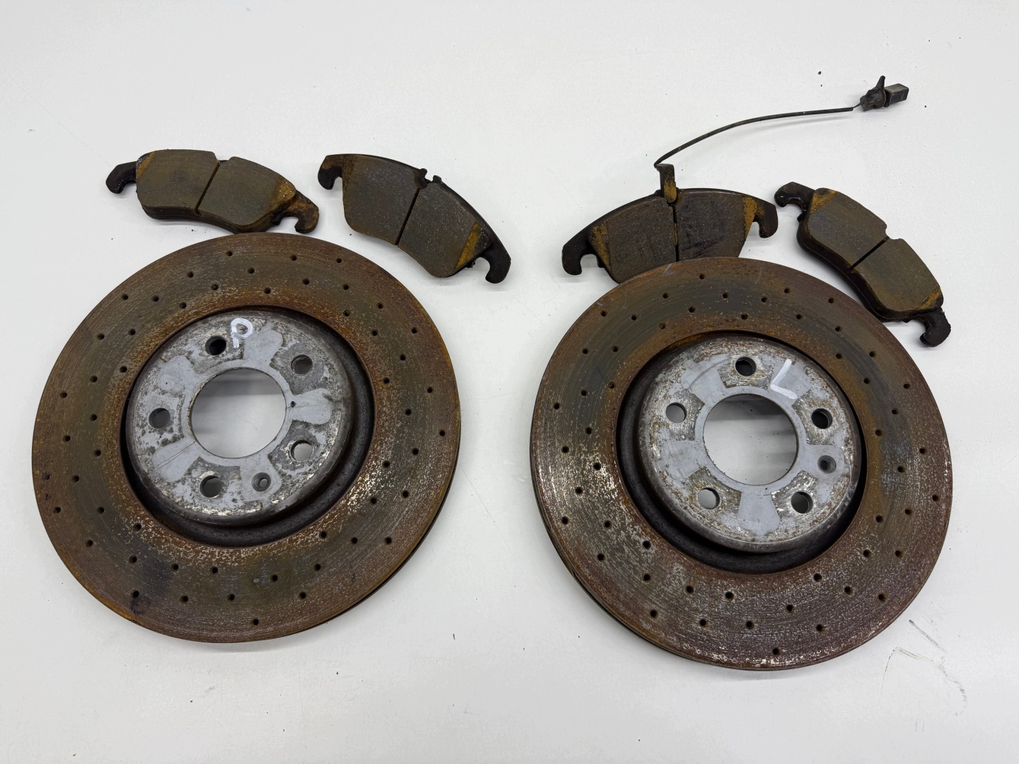 AUDI A6 C7 2.0 TDI CNH discs + plates ZIMMERMANN KOMPLET front