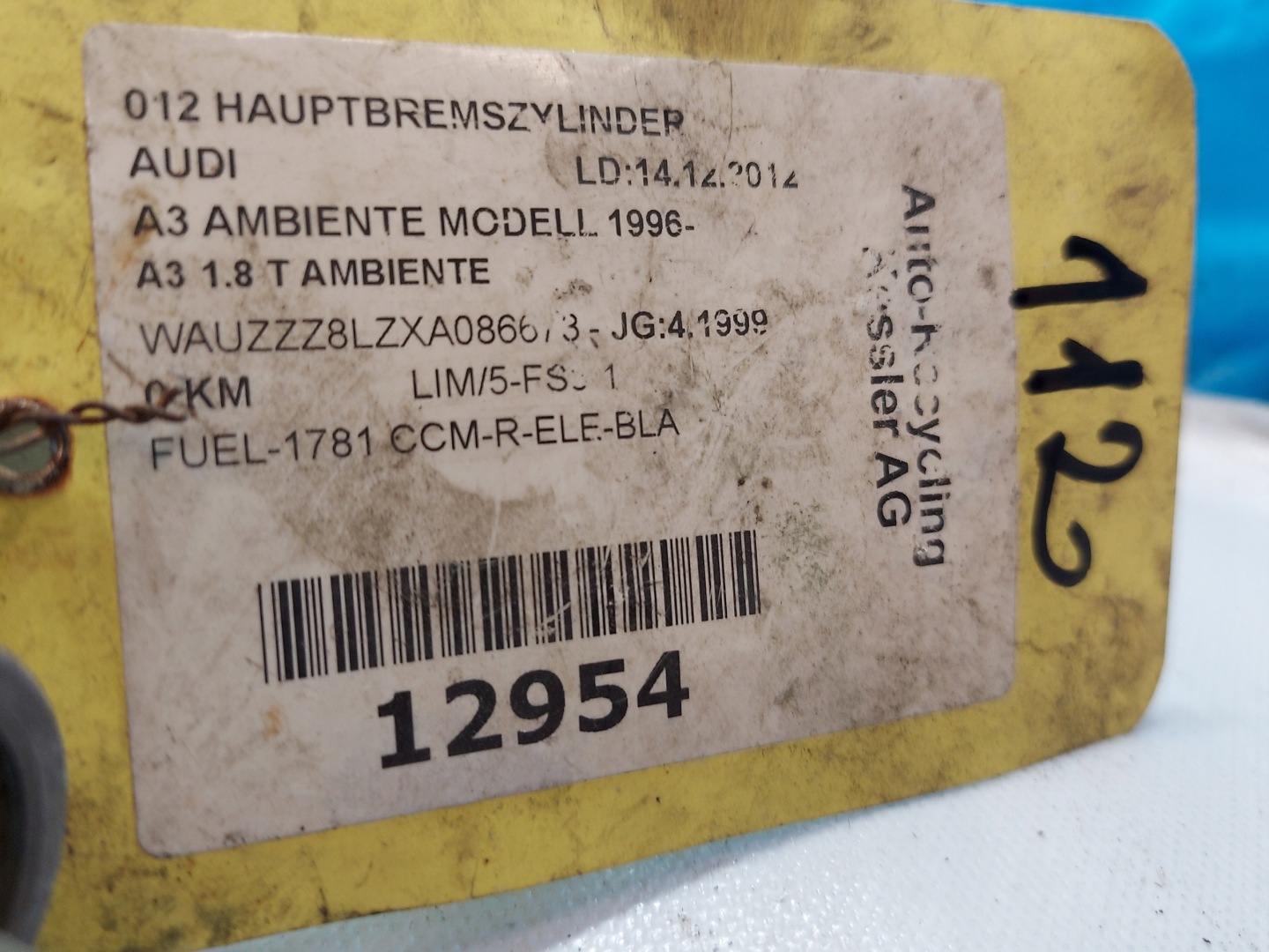 Servofreno A3 8L 1.8 T BOSCH 21027099