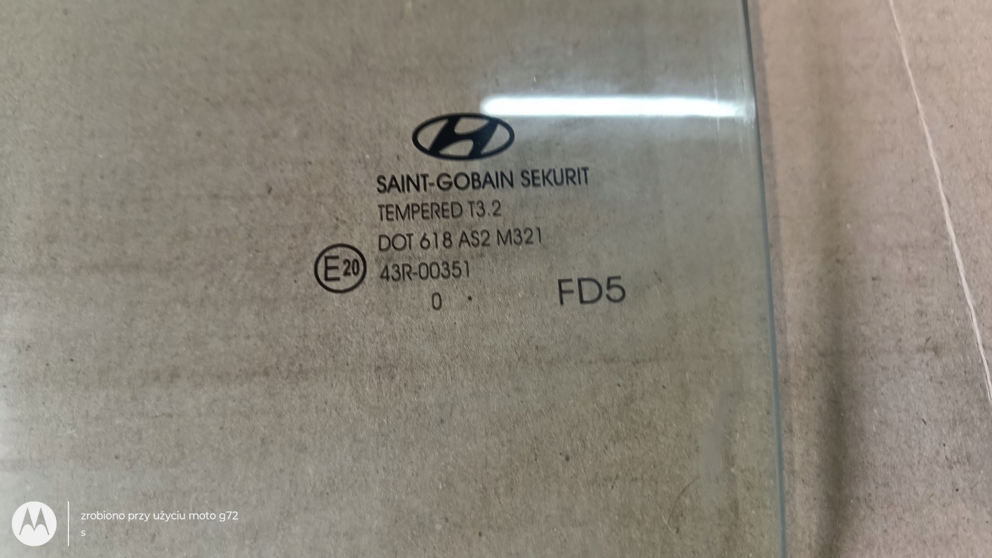 HYUNDAI I30 HB window door left rear part 2007-12R