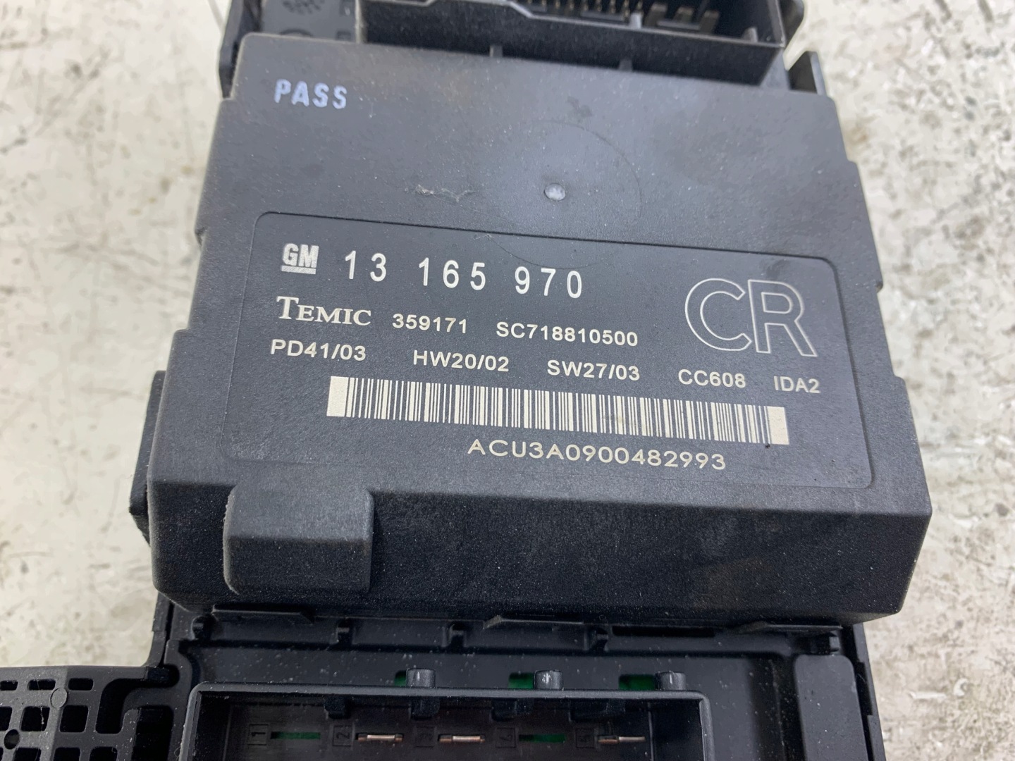 OPEL VECTRA C fuse box 13165970 24443147