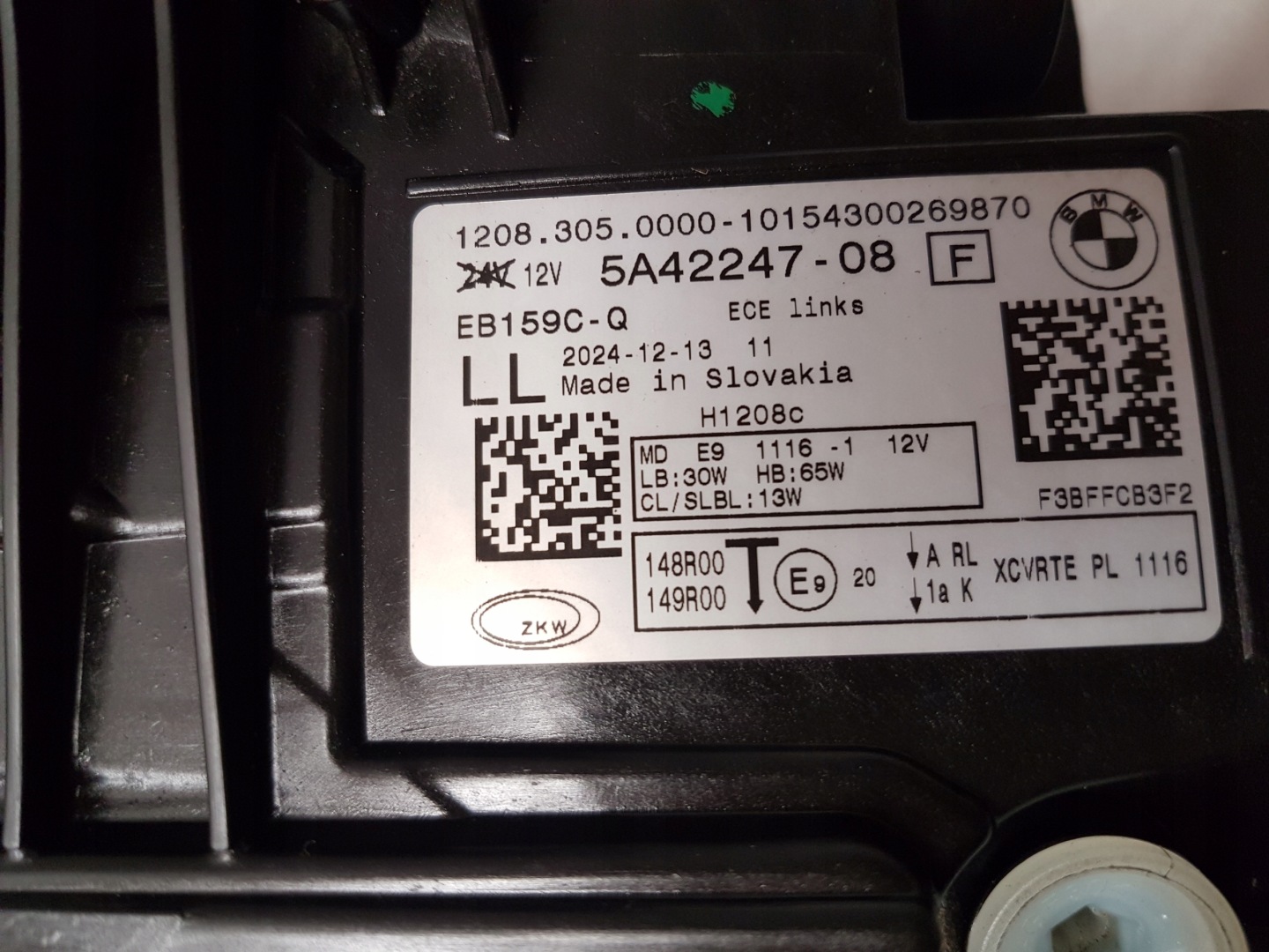 Licht vorne links BMW U06 LED 5A42247
