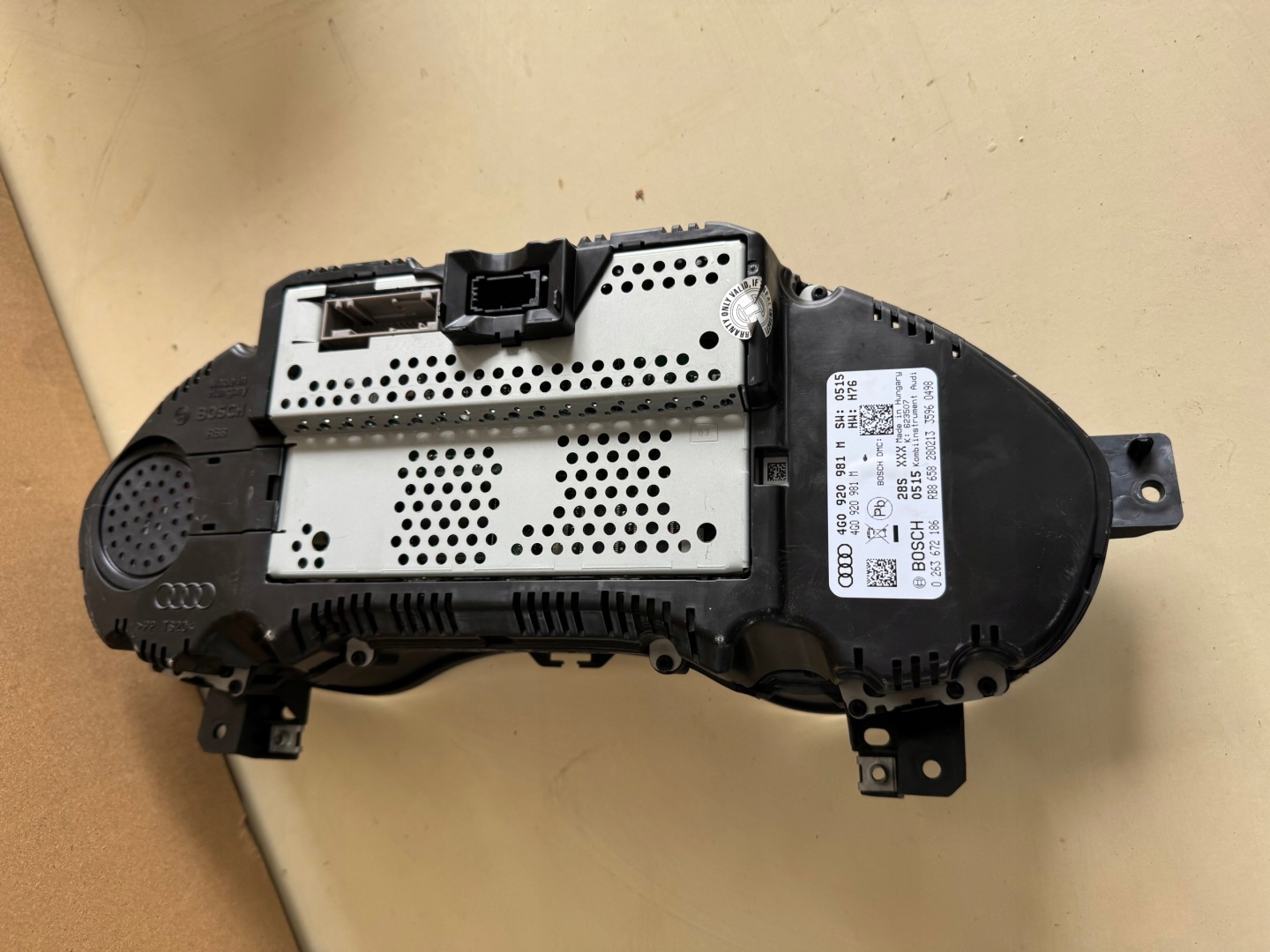 AUDI S6 C7 4G dials clock dials 4.0 TFSI 4G0920981M petrol