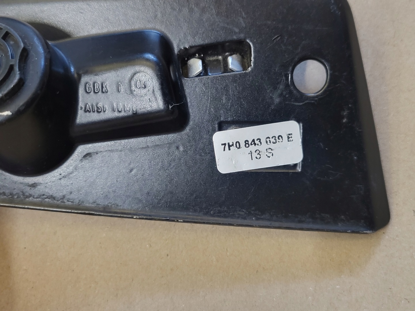 RYGIEL tip limiter door of the sliding left VW MULTIVAN T5 V 7H0 OE