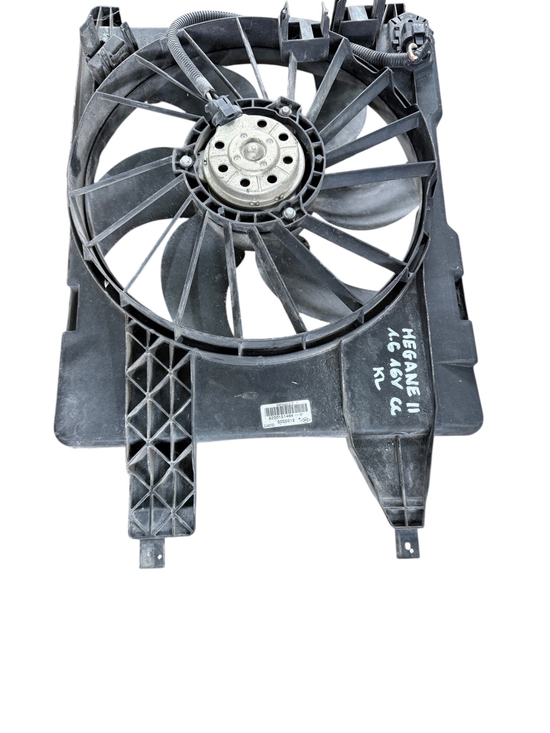 ventilátor chladiče RENAULT MEGANE II 1.6 16V 8200151464
