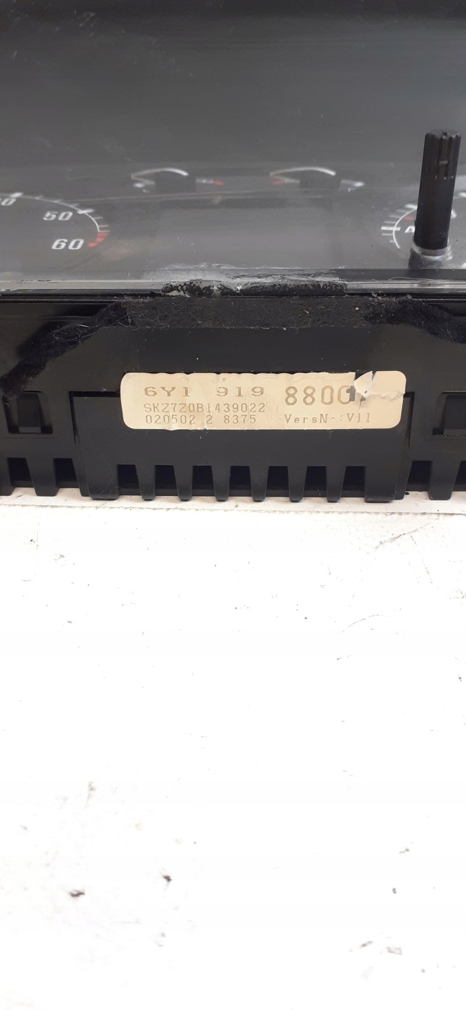 SKODA FABIA and 1.4 dials clock 6Y1919880C EU