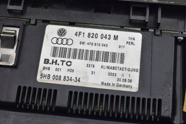 COMANDI CLIMA BOCCHETTE AUDI A6 C6 3.0 TDI 4F1820043M