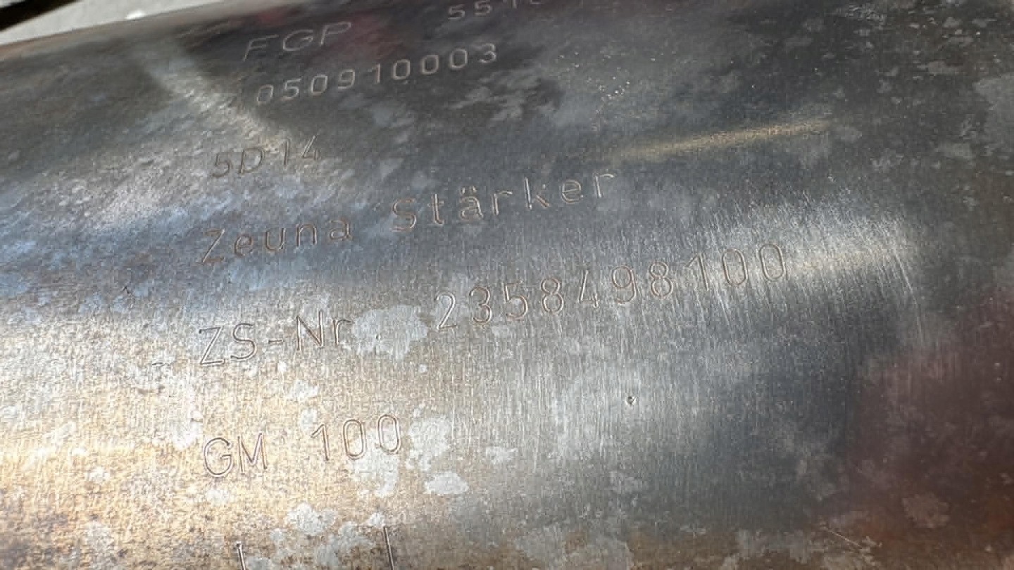catalyst DPF GM100 55187619 SAAB 9-3 93 150KM 1.9 TID