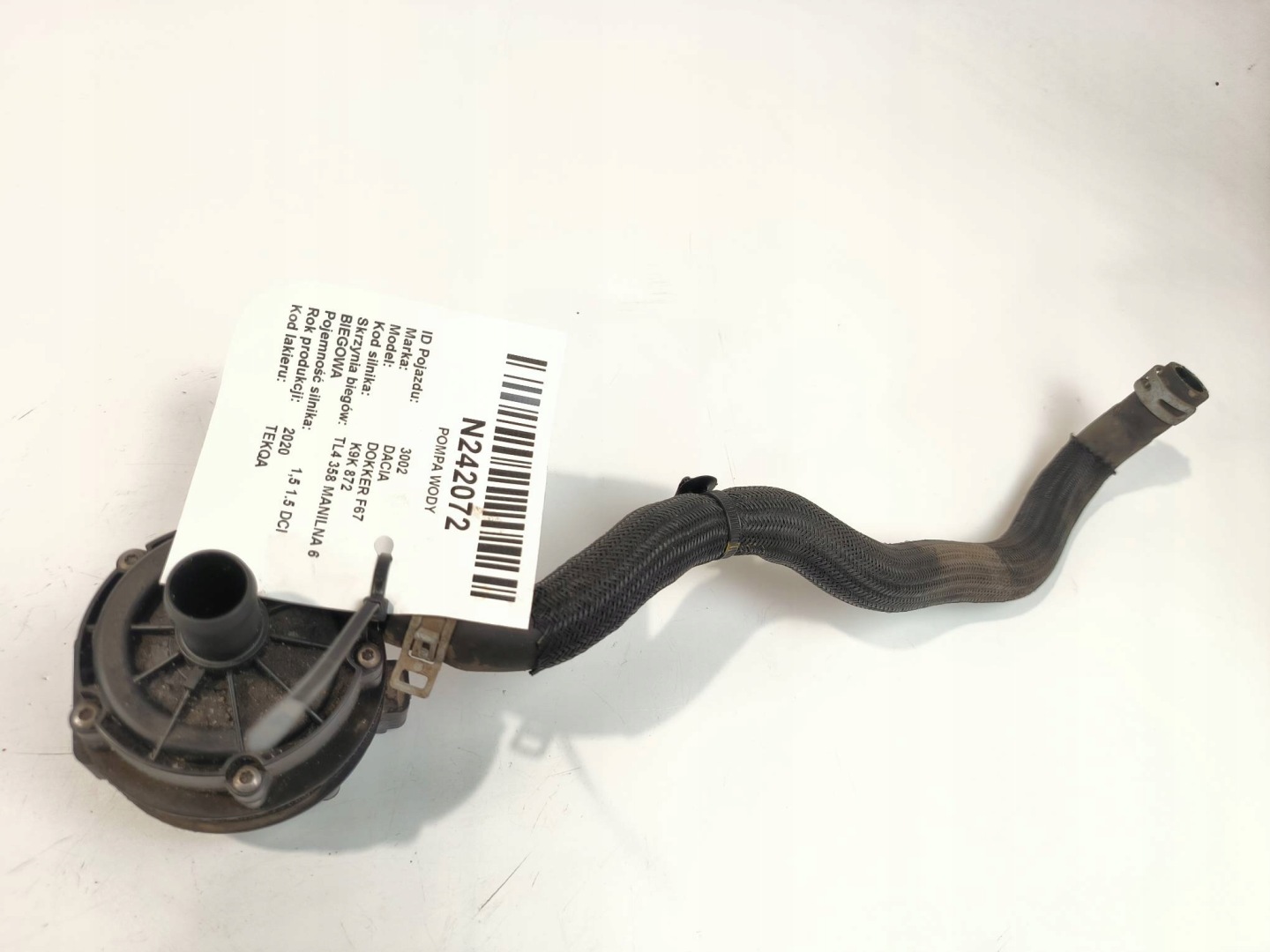water pump 210103582R DACIA DOKKER F67