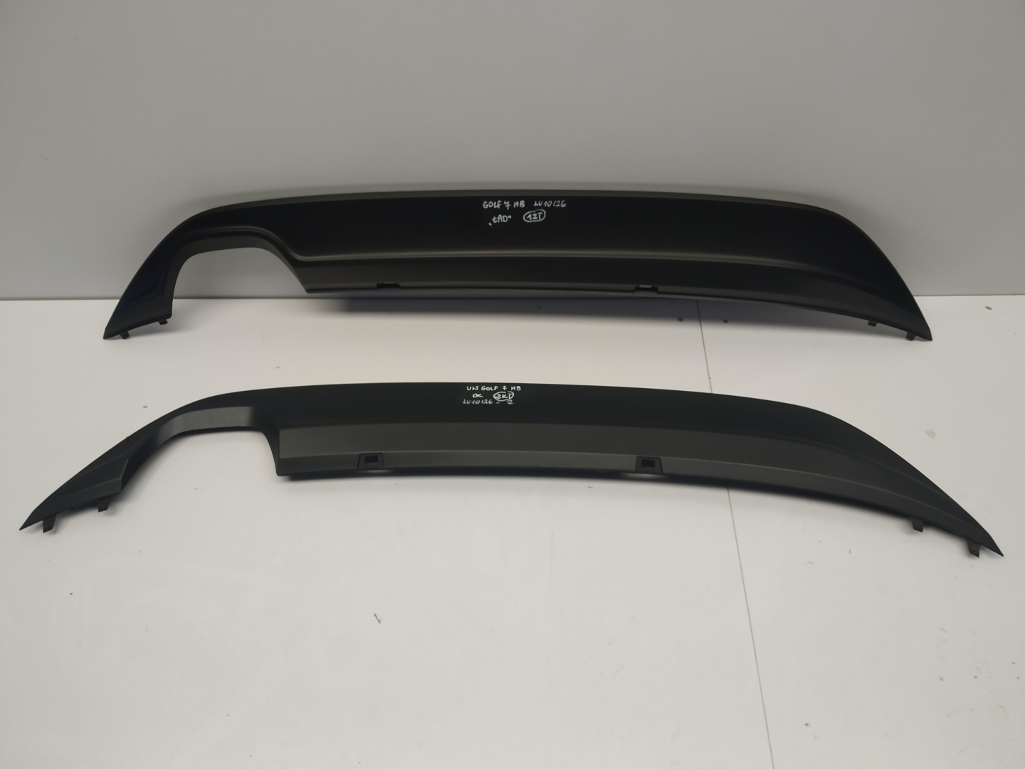 16 Vw Golf VII 7 Hb hokej spoiler accessori diffusore Paraurti posteriore 5G6807568D