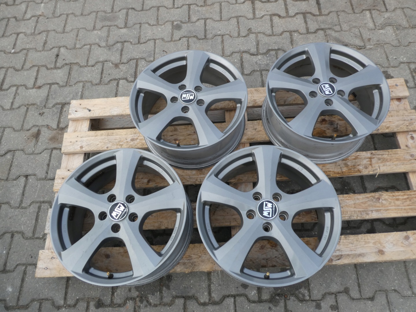 4X discs aluminium disc VW KBA 48205 5X112
