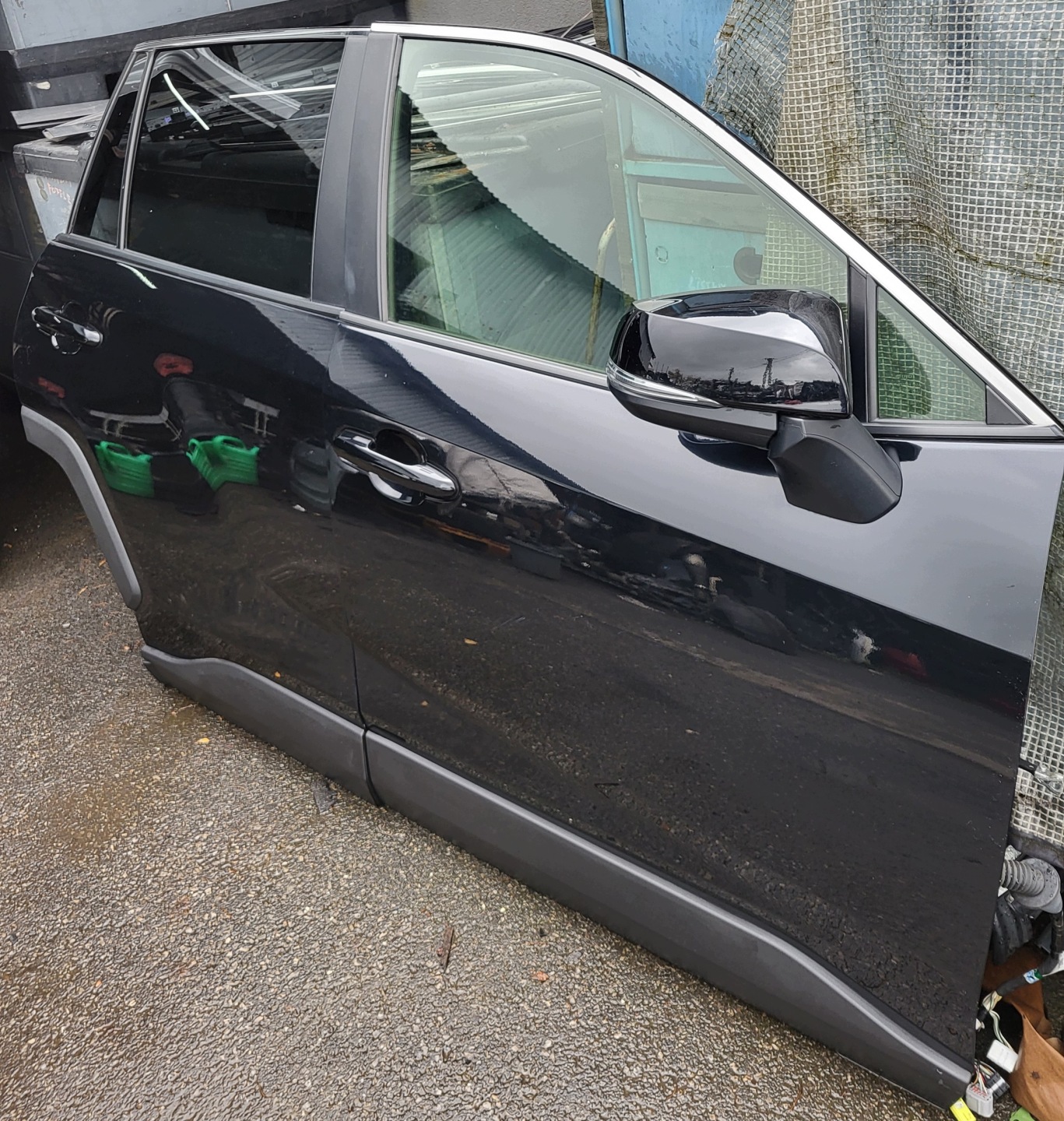 door right front front unprotected TOYOTA RAV4 5 V XA50 OE black PERLA 218