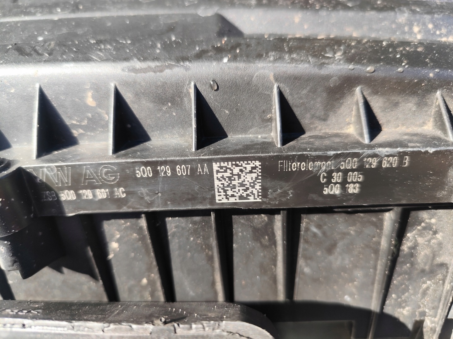 SEAT ALHAMBRA Gehäuse filter luft