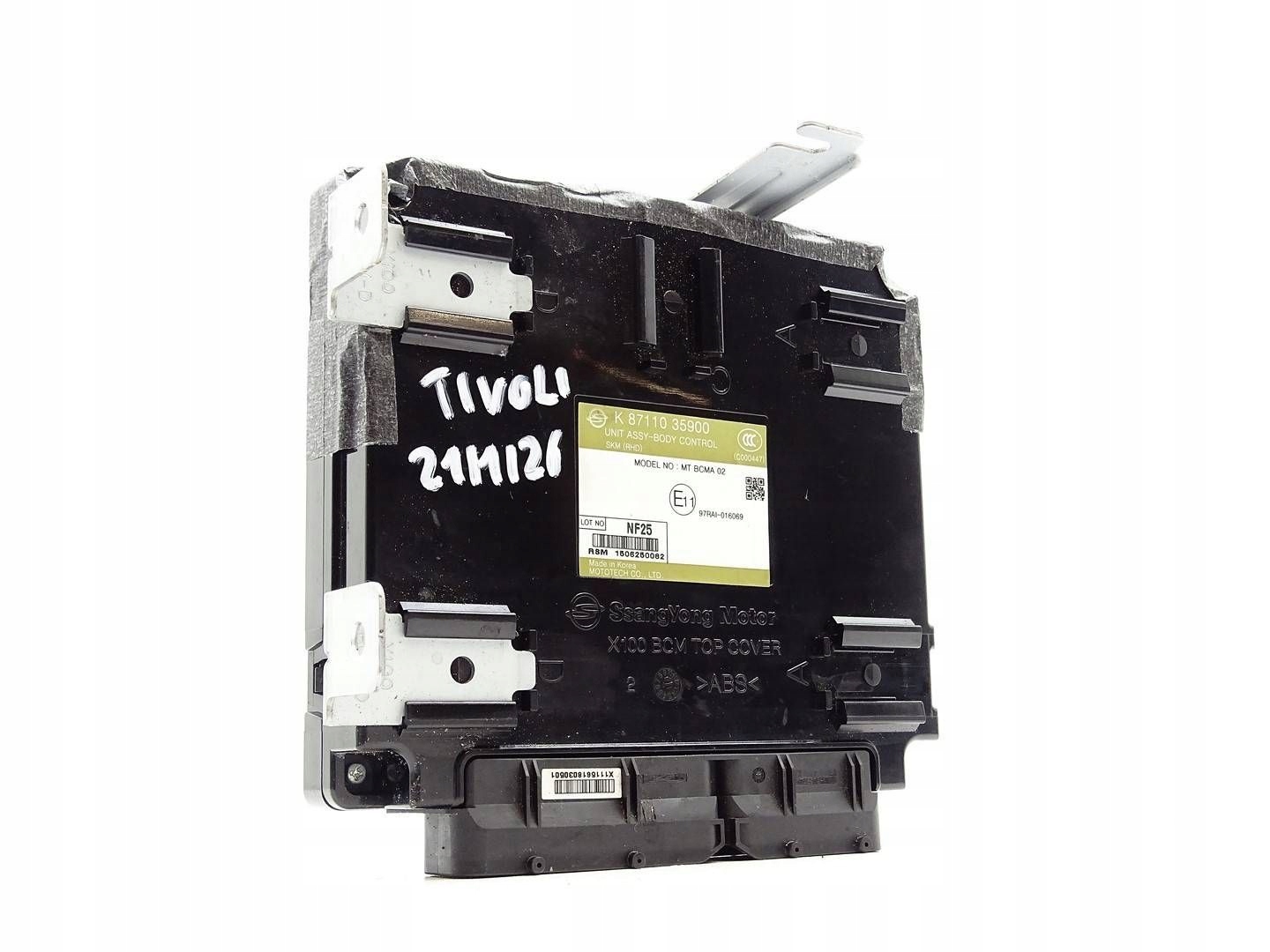 module control unit BCM X100 SSANGYONG TIVOLI 87110-35900