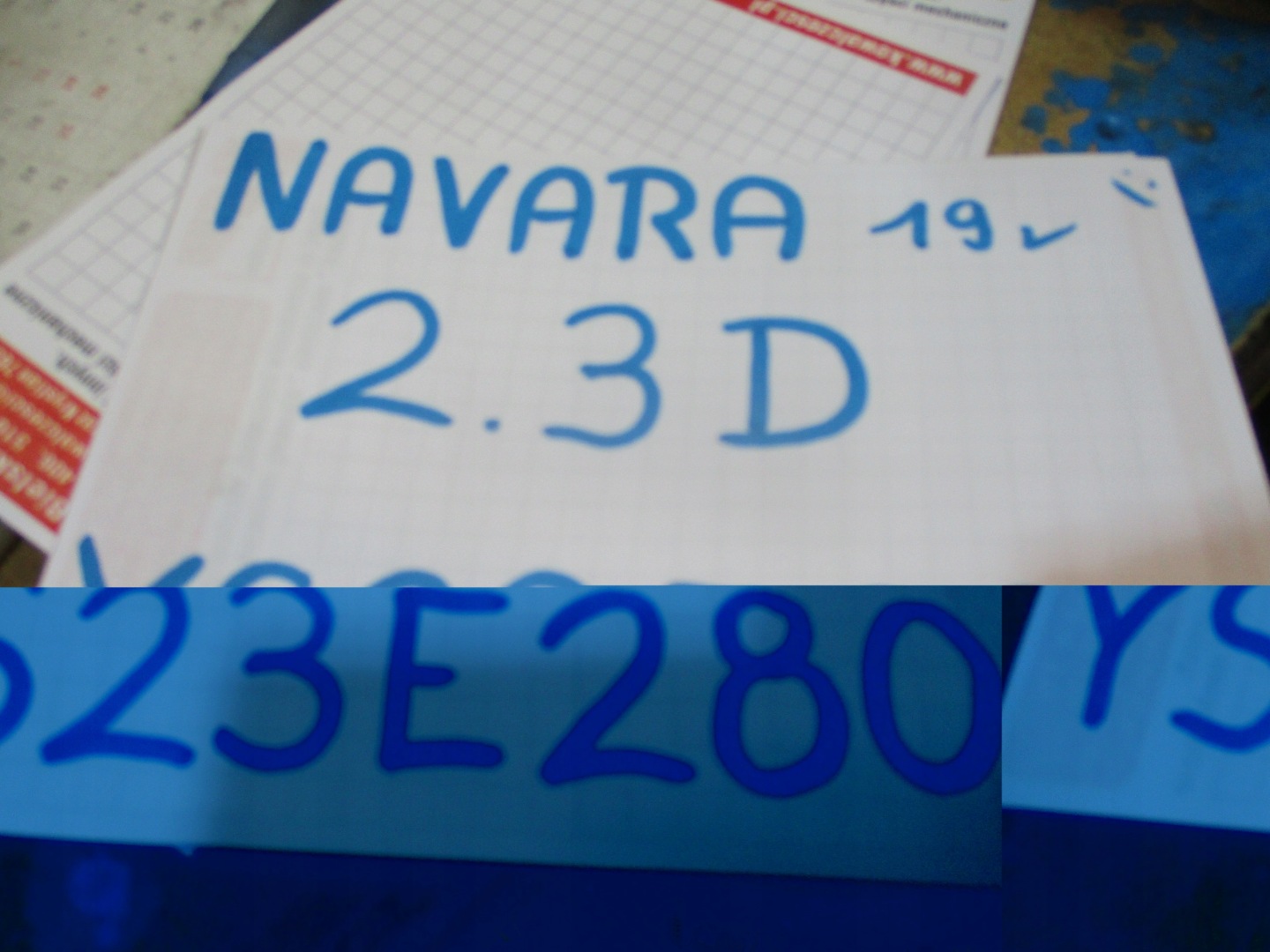 engine MOTOR NISSAN NAVARA 2,3D 19R YS23E280