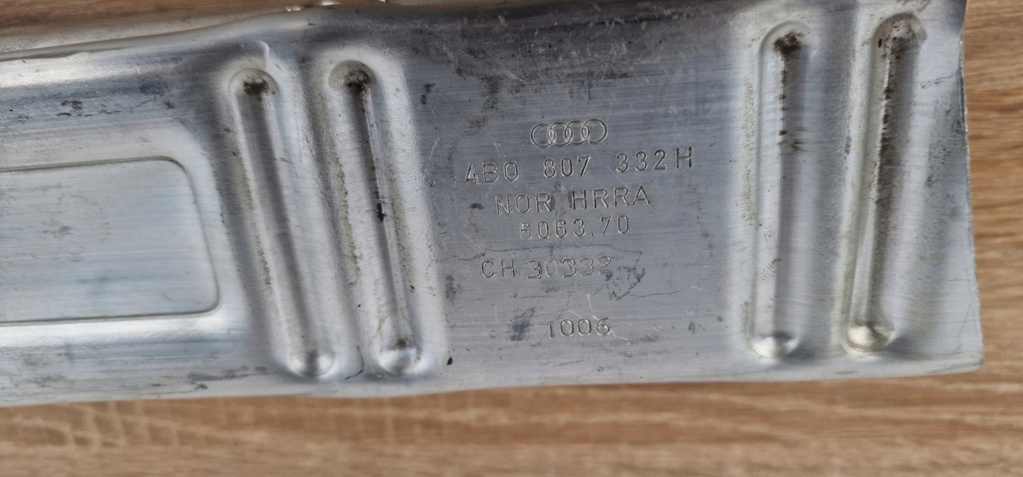 right beam tip of a bumper rear part AUDI A6 C5 4B