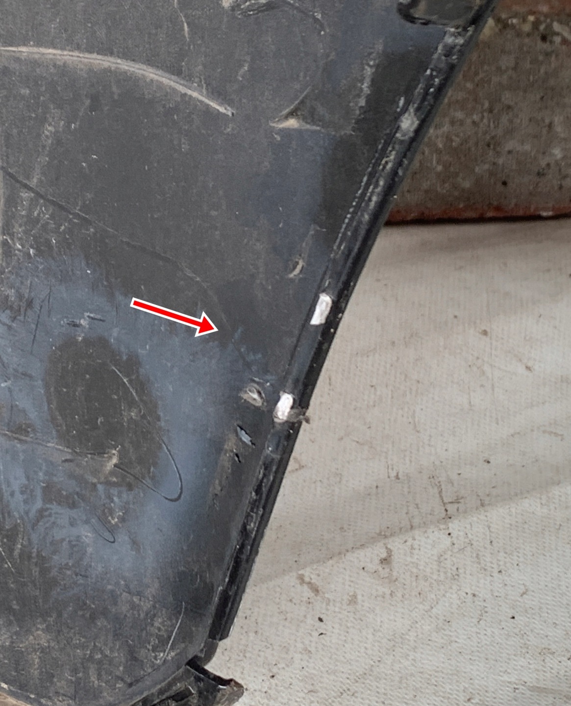 bumper rear part rear MERCEDES GLC 253 PDC