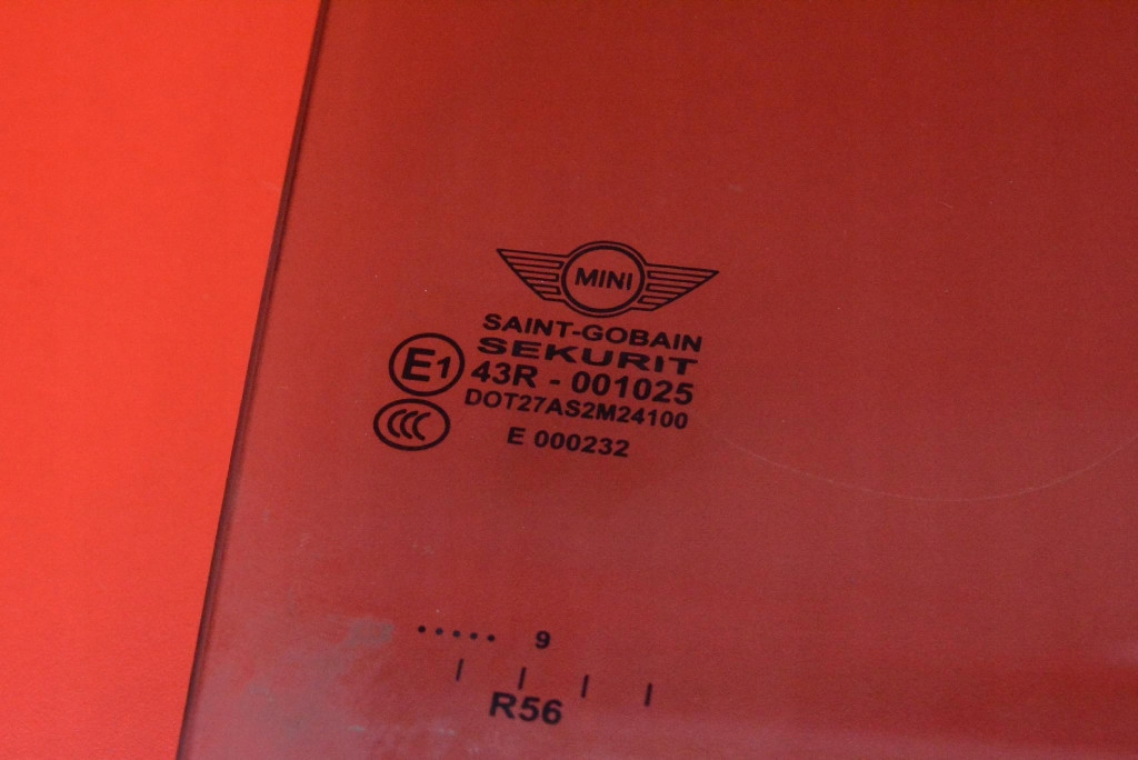 Vitre Latérale/côté Droit Avant Avant MINI COOPER ONE R56 3D HB 06-10